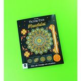Giftmoda Picture Etch Mandala Kazımalı Boyama Seti – 8 Adet Mandala Panel - Karışık Renkler