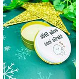 giftmoda Sütü Çilekli Seni Sürekli Tasarımlı Kokulu Teneke Mum (Kırmızı)