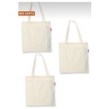GİFTORA 3 Adet Punch İşlemelik Bez Çanta 35x40 3 Adet Natural Keten-Pamuk Alışveriş Çantası