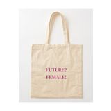 GİFTORA Future Female Fenimizm Ham Bez Çanta