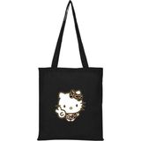 Giftora Leopar Hello Kitty Ham Siyah Bez Çanta