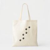 Giftora Patiler Temalı Baskılı Ham Bez Çanta %100 Pamuk Kadın Kullanımı İçin Şık ve Eğlenceli