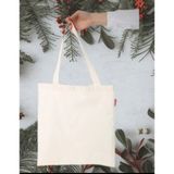 GİFTORA Punch Bez Çanta 35x40 1 Adet Natural Keten-Pamuk Alışveriş Çantası- Punch (Panç) Için Uygundur.