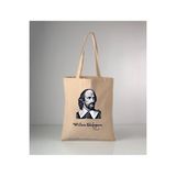 GİFTORA William Shakespeare Baskılı ham bez omuz çantası 35x40 cm