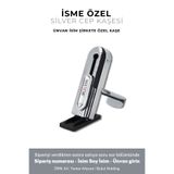 GIFTSOME Kişiye Özel Silver Gümüş Rengi Cep Kaşesi, Doktor, Hemşire ,avukat, Öğretmen Ve Firma Kaşe