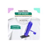 GIFTSOME Mavi Öğrenci Cep Kaşesi, Okul Anaokul Kreş Kaşesi, Defter Kitap, Kıyafet Elbise Kaşesi Etiketi