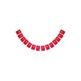 Giftzone Ipli Orta Boy 40'lı Kağıt Türk Bayrağı, 8 cm x 13 cm, Çift Taraf Baskılı