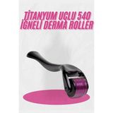 GIGA Dermaroller Titanyum 540 Iğneli 1 mm Saç Kaş Sakal Serum Kullanıma Uygun