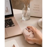 GIGA Ergonomik Tasarımlı Kablosuz Mouse Bluetooth ve USB Alıcılı - Renkli