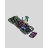 GIGA Gaming Klavye ve Mouse Seti PG8018 – Dayanıklı Tuşlar, Hızlı Komut - Renkli