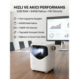 GIGA Yüksek Hd Görünümlü Taşınabilir Projeksiyon Cihazı