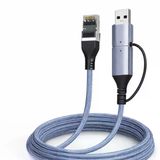 Gigabit Ethernet Adaptörü USB 3.0 Type-C 2'li Set