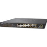 Gigabit PoE Yönetilebilir Switch (Gigabit PoE Managed Switch)<br>24-Port 10/100/1000Base-T IEE