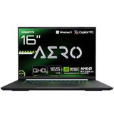 GIGABYTE AERO X16 Slim Gaming Notebook, 16 inç 165Hz QHD 16:10 IPS Ekran, NVIDIA GeForce RTX 5060 8GB 85W, AMD Ryzen AI 7 350, 16GB DDR5 RAM, 1TB SSD, Windows 11 Home