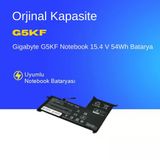 Gigabyte G5KF Notebook 15.4 V 54Wh Batarya – Orjinal Uyumlu, Yüksek Performanslı
