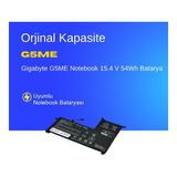 Gigabyte G5ME Notebook 15.4 V 54Wh Batarya – Orjinal Uyumlu, Yüksek Performanslı - 0