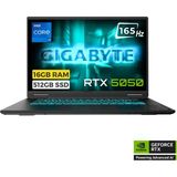 Gigabyte Gaming A16 Cth I7-13620H 16GB 512GB SSD 8gb RTX5050 85W 16 Fhd+ 165Hz Freedos Gaming Notebook - 512 GB - 16 GB