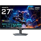 Gigabyte M27Q3 27" 1 Ms 2k Pivot IPS 300 Hz Oyuncu Monitörü Teşhir