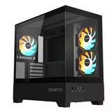 Gigabyte Panoramic GB-C201P Siyah ARGB Fanlı Micro ATX Gaming Bilgisayar Kasası
