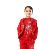 Gigas Işıklı 3lü Örümcek Adamlı Erkek Çocuk Eşofman Takımı (kırmızı, 6 yaş)