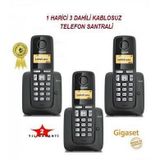 Gigaset 1 Harici 3 Dahili Dect Telsiz Kablosuz Telefon Santrali