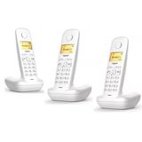 Gigaset 1 Harici 3 Dahili Dect Telsiz Telefon Santrali Beyaz – Analog Hat Uyumlu Kablosuz Ofis Telefon Sistemi