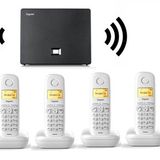Gigaset 6 Dahili Dect Telsiz Kablosuz Telefon Santrali Beyaz