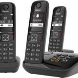 Gigaset A690A Analog/Dect Telephone Caller Id Black, L36852-H2830-B111