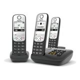 Gigaset A690A Trio 3 Ahizeli Telesekreterli Kablosuz Sabit Hat Telsiz Telefon (1 Ana Ünite + 2 Yedek Ahize) – IP Telefon Değildir