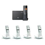 Gigaset Analog & Ip 5 Dahili Dect Telsiz Kablosuz Telefon Santrali C550 Comfort Ip-A690