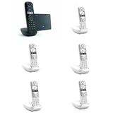 Gigaset Analog & Ip 6 Dahili Dect Telsiz Kablosuz Telefon Santrali Beyaz