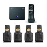 Gigaset AS690 IP 5 Dahili Voip ve Analog Hat Destekli DECT Kablosuz Telefon Santrali