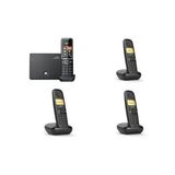 Gigaset C550 IP 4 Dahili Dect Telsiz Kablosuz Telefon Santrali (Siyah)