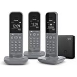 Gigaset Cl390 Trio 3 Ahizeli Dect Kablosuz Sabit Hat Telsiz Telefon | Analog Telefon (Ip Telefon Değildir)