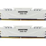 Gigastone [ddr4 Ram] Gıgastone Game Pro 16GB Kit (2X8GB) Ddr4 3200MHZ PC4-25600 CL16-18-18-40 Intel Xmp 2.0 Amd Ryzen 1.35V Udımm 288PIN Ecc Olmayan Arabelleksiz Masaüstü Yüksek Performanslı Ram Beyaz