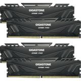 Gigastone [ddr4 Ram] Gıgastone Game Pro 32GB Kit (4X8GB) Ddr4 3200MHZ PC4-25600 CL16-18-18-40 Intel Xmp 2.0 Amd Ryzen 1.35V Udımm 288PIN Ecc Olmayan Tamponsuz Masaüstü Yüksek Performanslı Ram Siyah