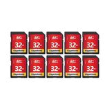 Gigastone Gıgastone 32GB Sdhc Hafıza Kartı Paketi 10'lu, 80 Mb/s'ye Kadar, Dijital Kameralar Için Canon Olympus Pc, Uhs-I U1 Sınıf 10