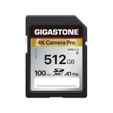 Gigastone Gıgastone 512 GB Sdxc Hafıza Kartı, 4K Camera Pro, 100 Mb/s'ye Kadar, Canon Sony Nikon Olympus Dijital Kameralarla Video Kayıtları Için, A1 V30 Uhs-I U3 Sınıf 10