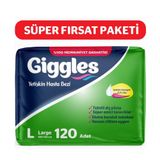 Giggles 120 Adet Büyük Boy L Belbantlı Yetişkin Bezi