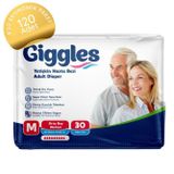 Giggles 120 Adet M Belbantlı Hasta Bezi