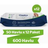 Giggles 600 Adet Perine ve Vücut Temizleme Havlusu