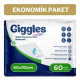 Giggles 60X90 Yatak Koruyucu Örtü 30'Lu 2 Paket 60 Adet