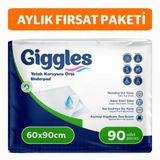 Giggles 60X90 Yatak Koruyucu Örtü 30'Lu 3 Paket 90 Adet