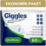 Giggles 60X90 Yatak Koruyucu Örtü 60 Adet