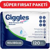 Giggles 90x180 Yatak Koruyucu Örtü 4 X 30 Adet