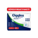 giggles Bebek Bakım Örtüsü 60x60 Alt Açma Bezi 12 paket (120 adet)