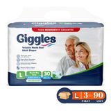Giggles Belbantlı Büyük Boy L 3x30 Adet Hasta Bezi