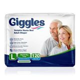 Giggles Belbantlı Hasta Bezi L-Large Beden, 100-150 cm, 120 Adet