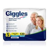 Giggles Belbantlı Hasta Bezi S Beden, 50-85 cm, 120 Adet