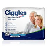 Giggles Belbantlı Hasta Bezi XL, 120-160 cm Bel Ölçüsü, 60 Adet